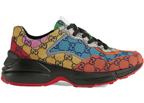 multi color gucci shoes|black gucci shoes for women.